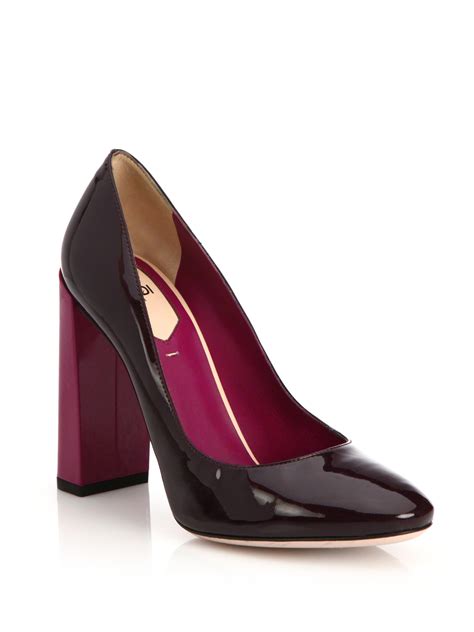 fendi patent leather pumps|fendi high heel pumps.